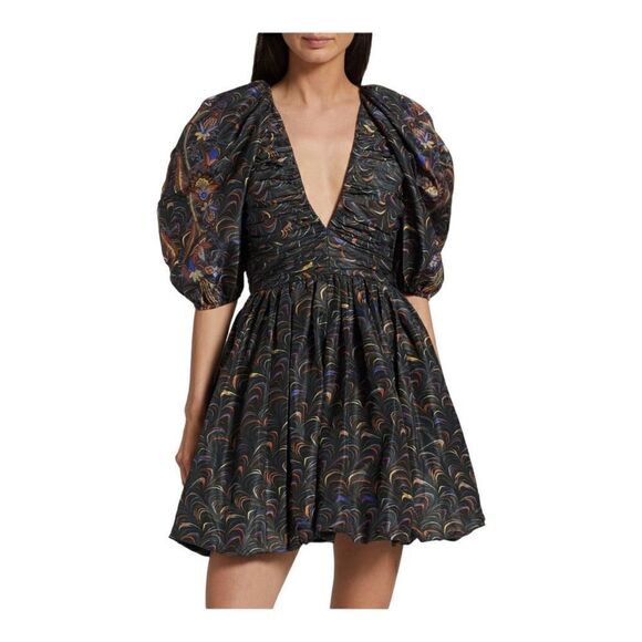 ULLA Johnson Gwen Printed Minidress Size 10 NWT - Picture 2 of 9